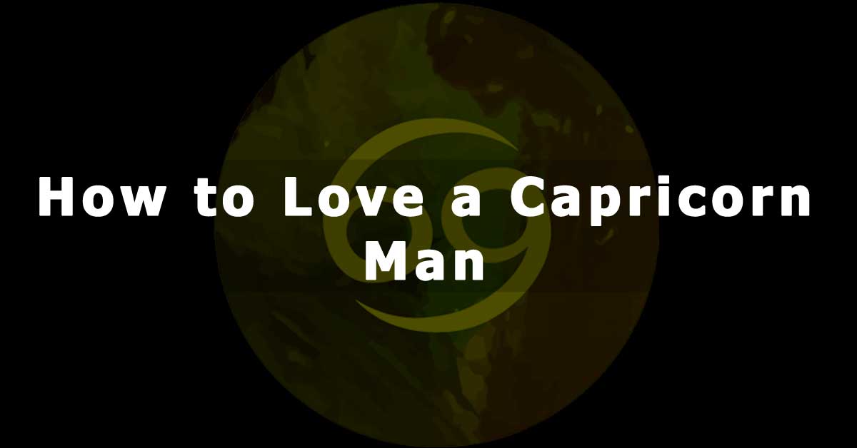 Interested longer when no a capricorn man is 7 Signs