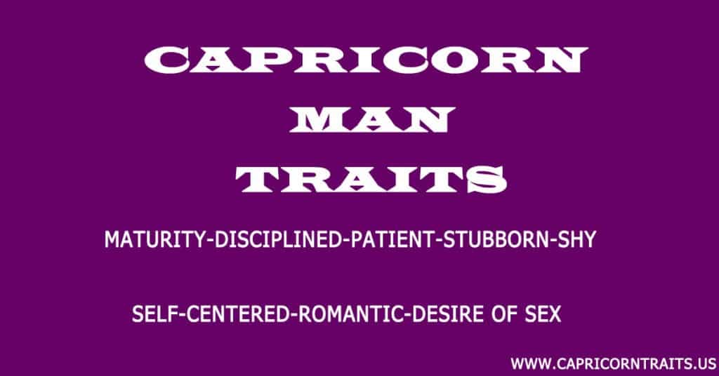 Back man my come will capricorn Capricorn Man