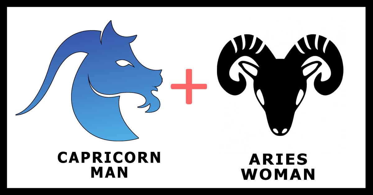 Capricorn Man and Aries Woman seen to be one of those usual earth and fire coup...