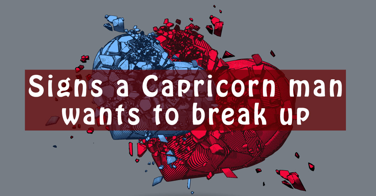 Wants marry capricorn to a know to man you if 20 Unmistakable