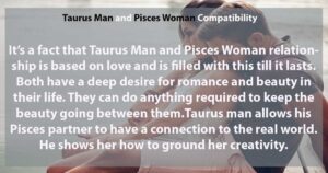 Taurus Man and Pisces Woman Compatibility